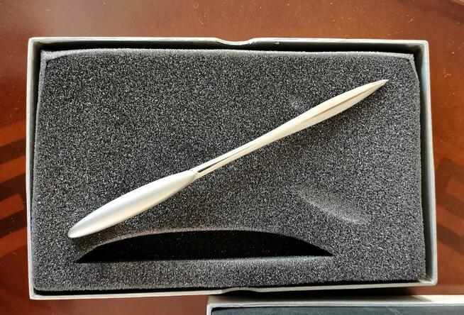 Ekskluzywny zestaw biurowy chrom