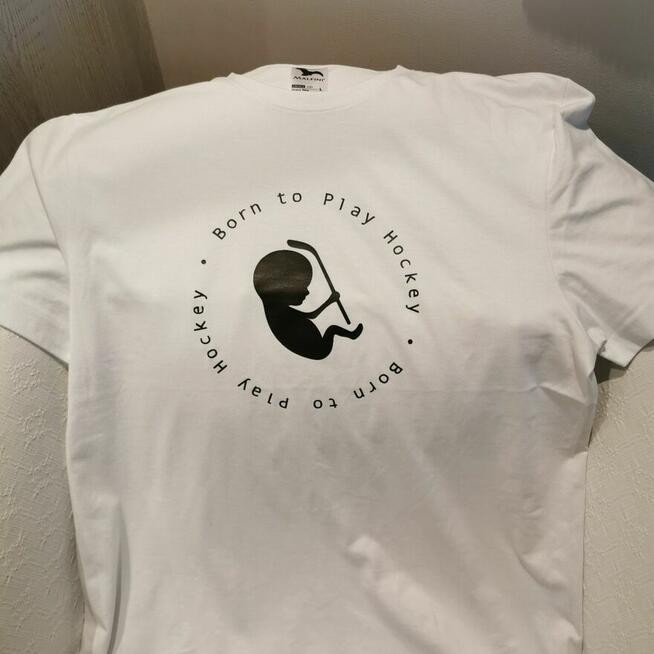 Koszulka t-shirt z nadrukiem hokej hockey