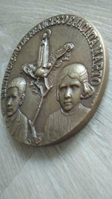 Papież Jan Paweł II Fatima Portugalia Medal Medalion cudo