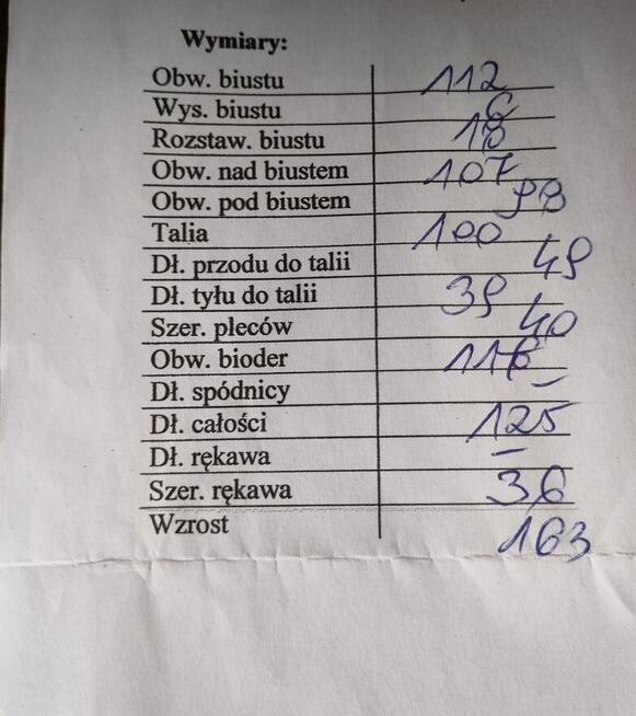 Piękna suknia ślubna