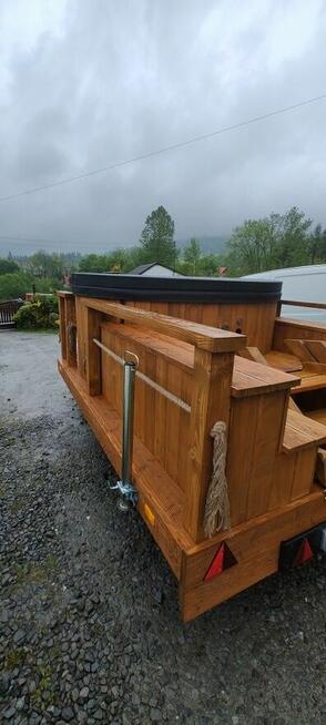 Jacuzzi mobilne, balia mobilna na przyczepie