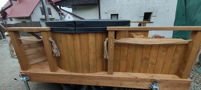 Jacuzzi mobilne, balia mobilna na przyczepie