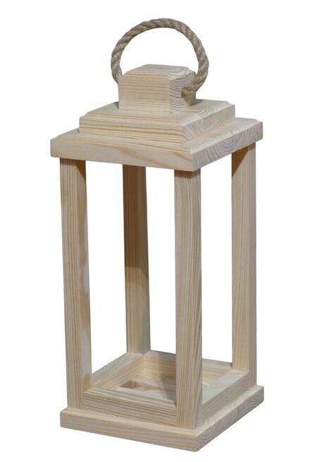 Lampiony drewniane latarenki Dekoracje drewniane