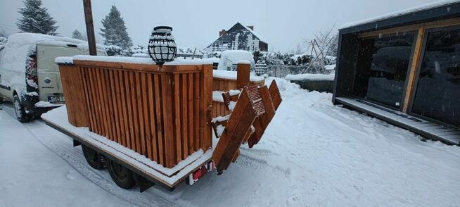 Jacuzzi balia mobilna na przyczepie wynajem