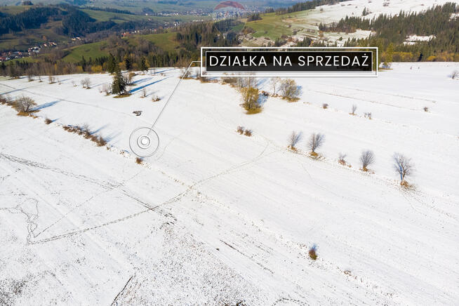 WIDOKOWA DZIAŁKA ROLNA - BACHLEDÓWKA