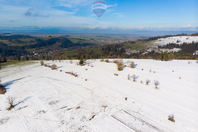 WIDOKOWA DZIAŁKA ROLNA - BACHLEDÓWKA