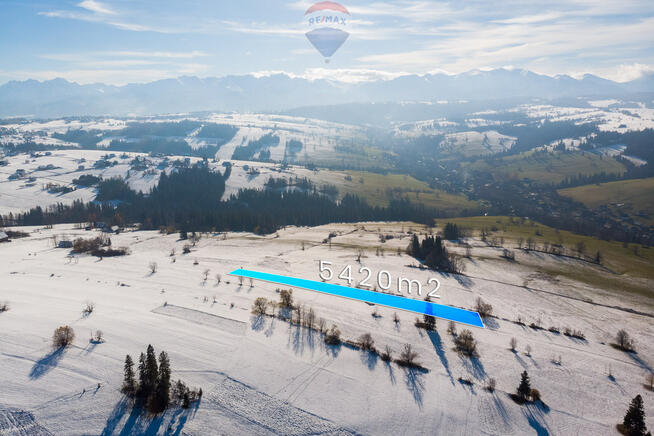 WIDOKOWA DZIAŁKA ROLNA - BACHLEDÓWKA