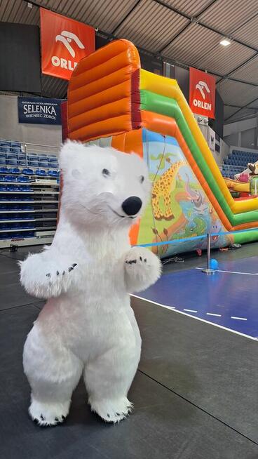 Biały Miś i Panda zapraszają do wspólnej zabawy.