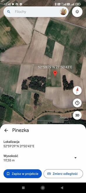 Grunty rolne znajdujące się miejscowości Filochy Piski Trosz