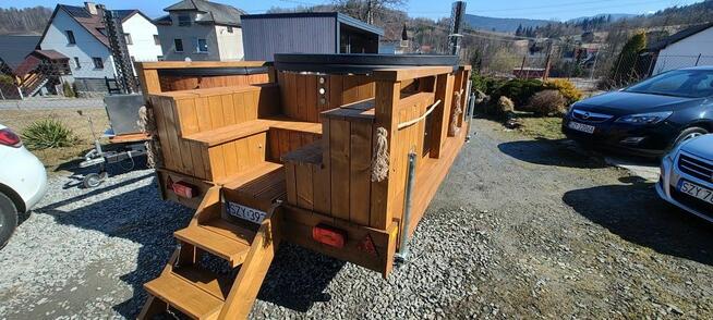 Jacuzzi mobilne, balia mobilna na przyczepie