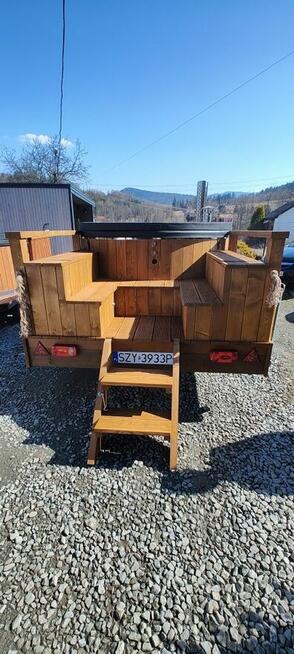 Jacuzzi mobilne, balia mobilna na przyczepie