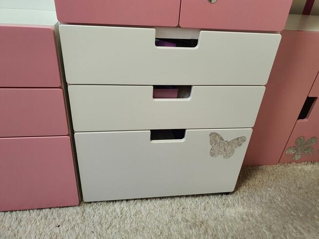 Zestaw mebli IKEA Stuva, biurko i 4 szuflady