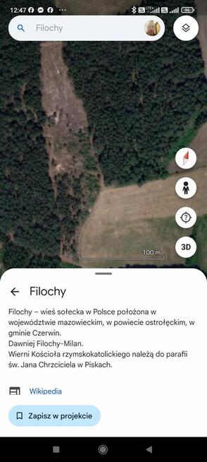 Grunty rolne znajdujące się miejscowości Filochy Piski Trosz