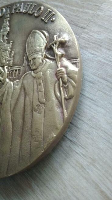 Papież Jan Paweł II Fatima Portugalia Medal Medalion cudo