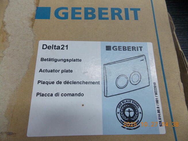 Geberit Delta21 przycisk spłukujący chrom