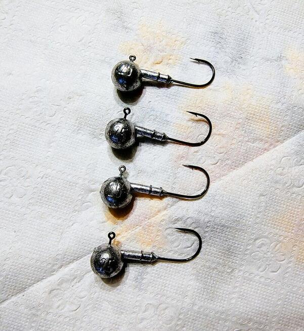 Głowki jigowe Kamatsu Extra Sharp 4/0 - 25g / 4 sztuki