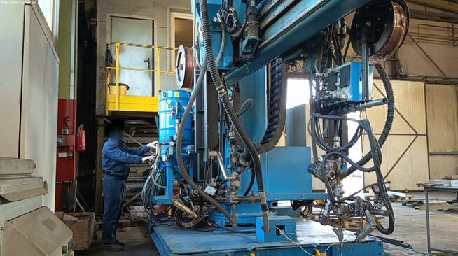 Słupowysięgnik spawalniczy do rur i zbiorników Air Liquide