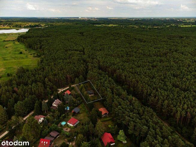 Działka zabudowana -Twój pasywny domek w sercu lasu