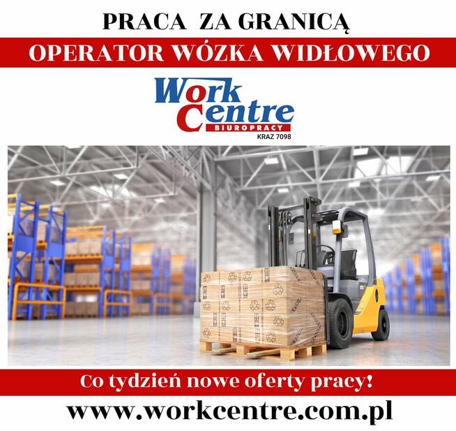 Operator wózka widłowego Heftruck - Oferta pracy w Holandii