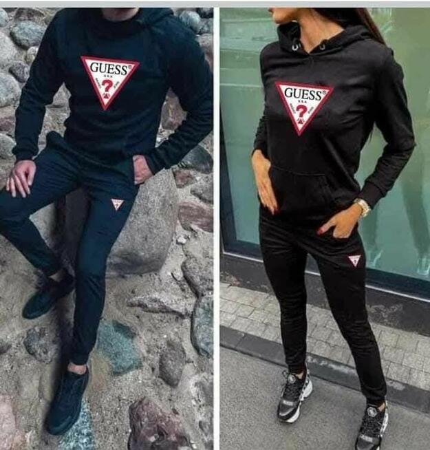 Komplet dla par dresowe spodnie + bluza