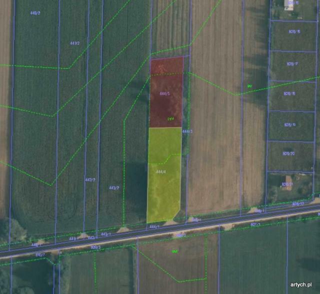 Działka budowlana Kupientyn gm. Sabnie