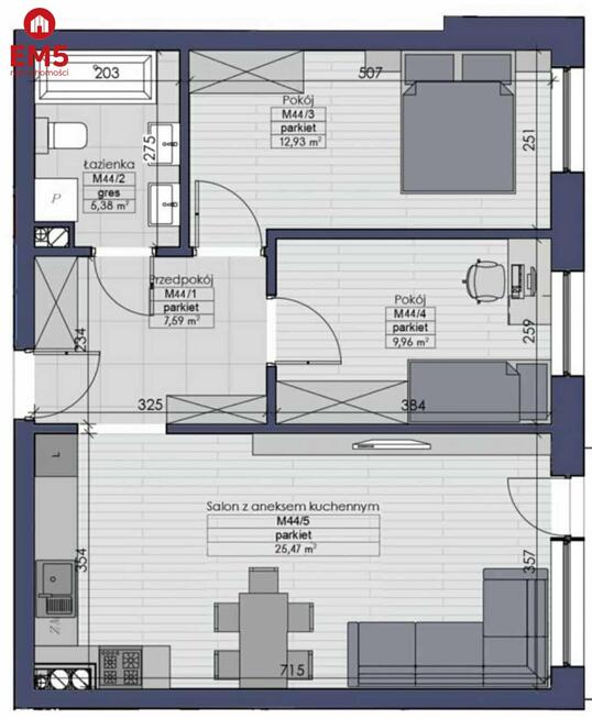 Mieszkanie Horodniany gm. Juchnowiec Kościelny Horodniany, Horodniany