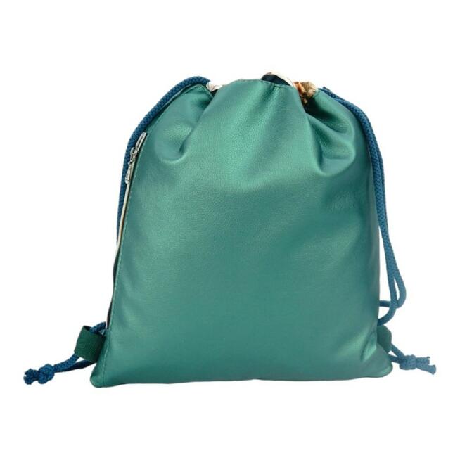 Worko-Plecak Morski z Motywem Motyli – Handmade z Ukrytą Kieszenią na Zamek