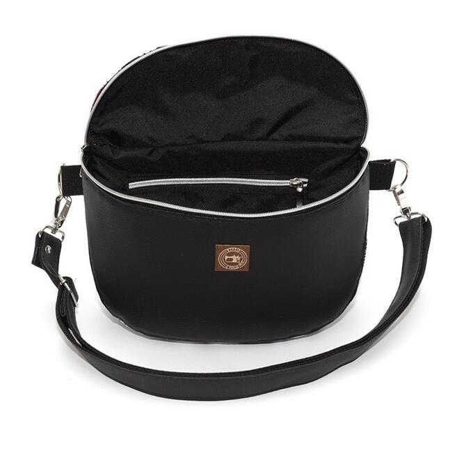 Torebka-Nerka Czarna z Motywem Fashion – 3w1 Handmade