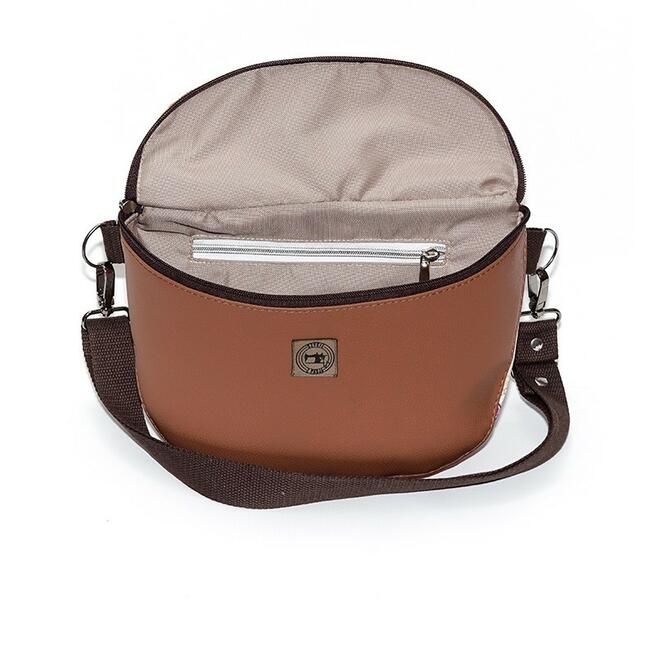 Torebka-Nerka Brązowa z Motywem Mandali – 3w1 Handmade