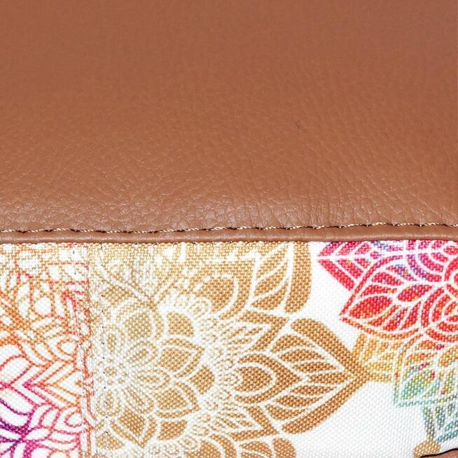 Torebka-Nerka Brązowa z Motywem Mandali – 3w1 Handmade