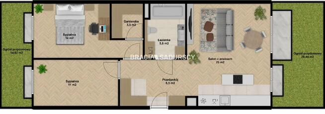 Mieszkanie Kraków Zwierzyniec, Wola Justowska, Borowego