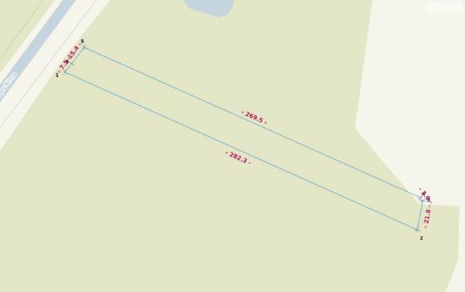 Działka leśna Stary Orzechów gm. Sosnowica