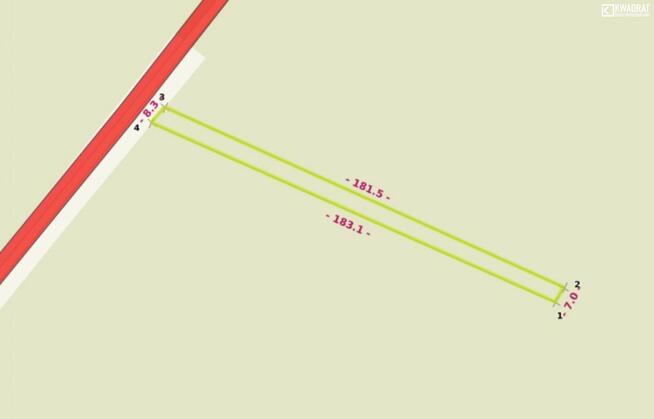 Działka leśna Stary Orzechów gm. Sosnowica