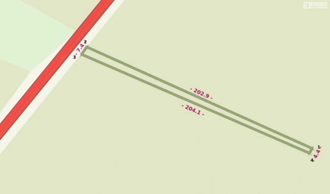 Działka leśna Stary Orzechów gm. Sosnowica