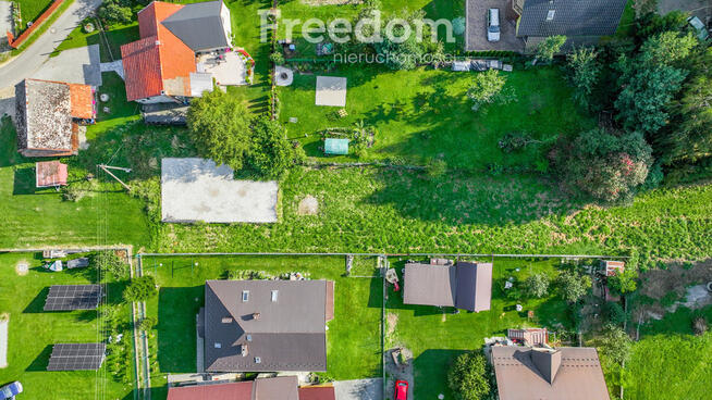 Działka budowlana z fundamentem – Łękawica