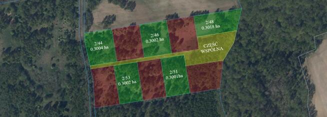 Kompleks działek nad Jeziorem Dąbrowa Wielka