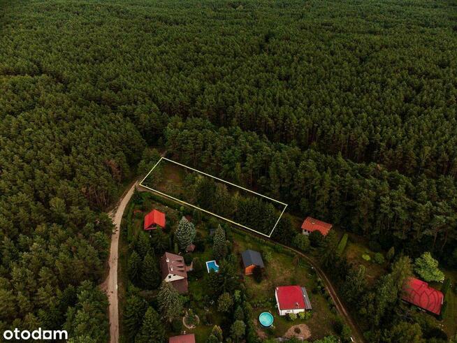 Działka zabudowana -Twój pasywny domek w sercu lasu