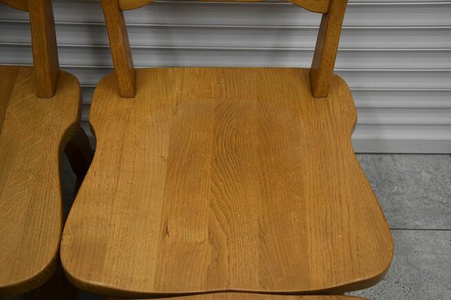 krzesła dębowe 4 sztuki - jak nowe