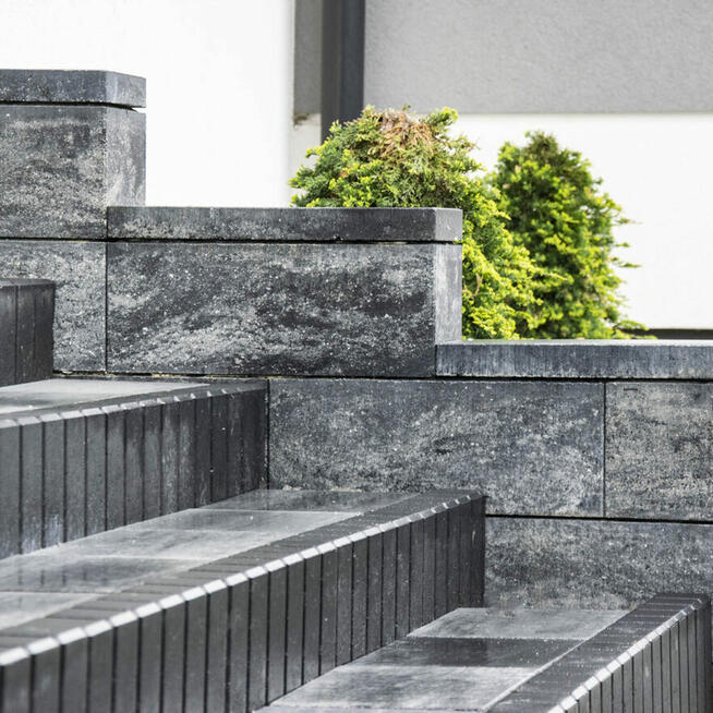 Ogrodzenie Frontowe Bloczek ogrodzeniowy Architektura Ogrodo