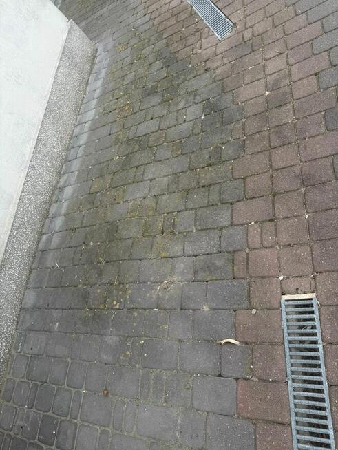 Mycie kostki, dachów, elewacji