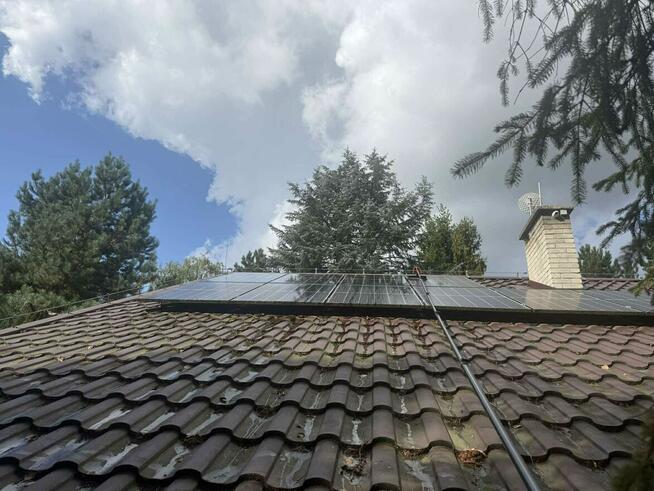 Mycie kostki, dachów, elewacji