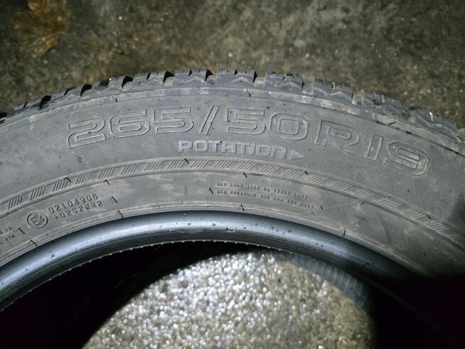 Komplet opon zimowych NOKIAN 265/50R19 używane