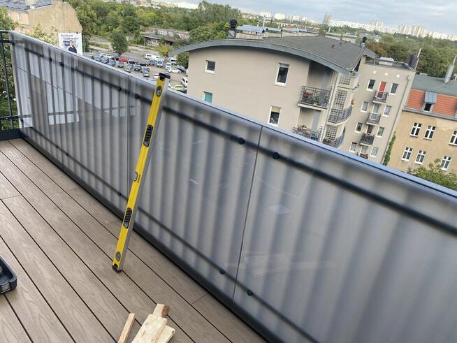 Ścianki szklane balustrady lacobell lustra