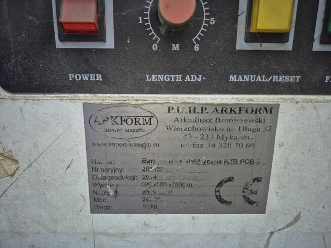 BANDOWNICA Półautomatyczna paskarka wiązarka KZB do taśmy PP