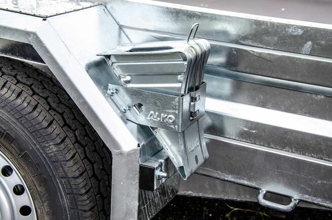 Przyczepa koparkowa do walca agregatu 3 osiowa 3500kg najazd