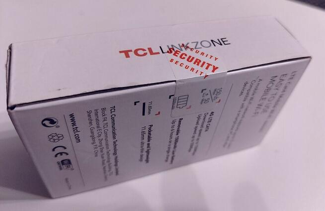 Router TCL MW42V 2.4 GHz, Gniazdo SIM, czarny, NOWY