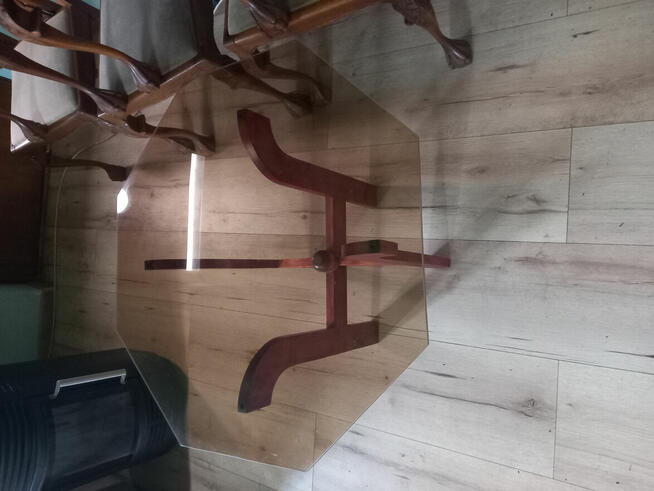 Krzesła dębowe rzeźbione stylowe że