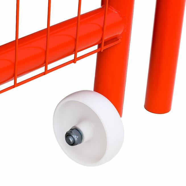 Furtka ażurowa zaokrąglona malowana z ryglem