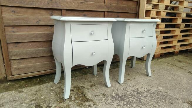 Szafka nocna bombka glamour Komplet 2 sztuki