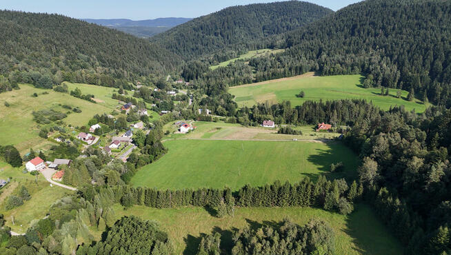 Działka z pięknym widokiem w Kamiannej
